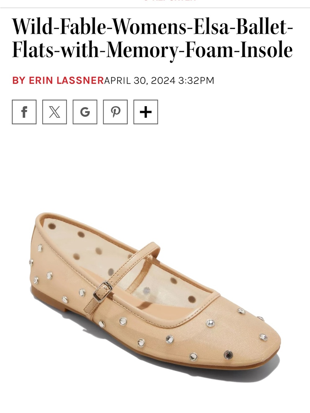 Like new mesh ballet flats